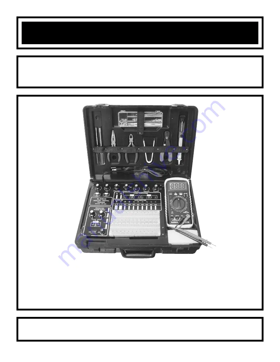 Elenco Electronics XK-550 Instruction Manual Download Page 1