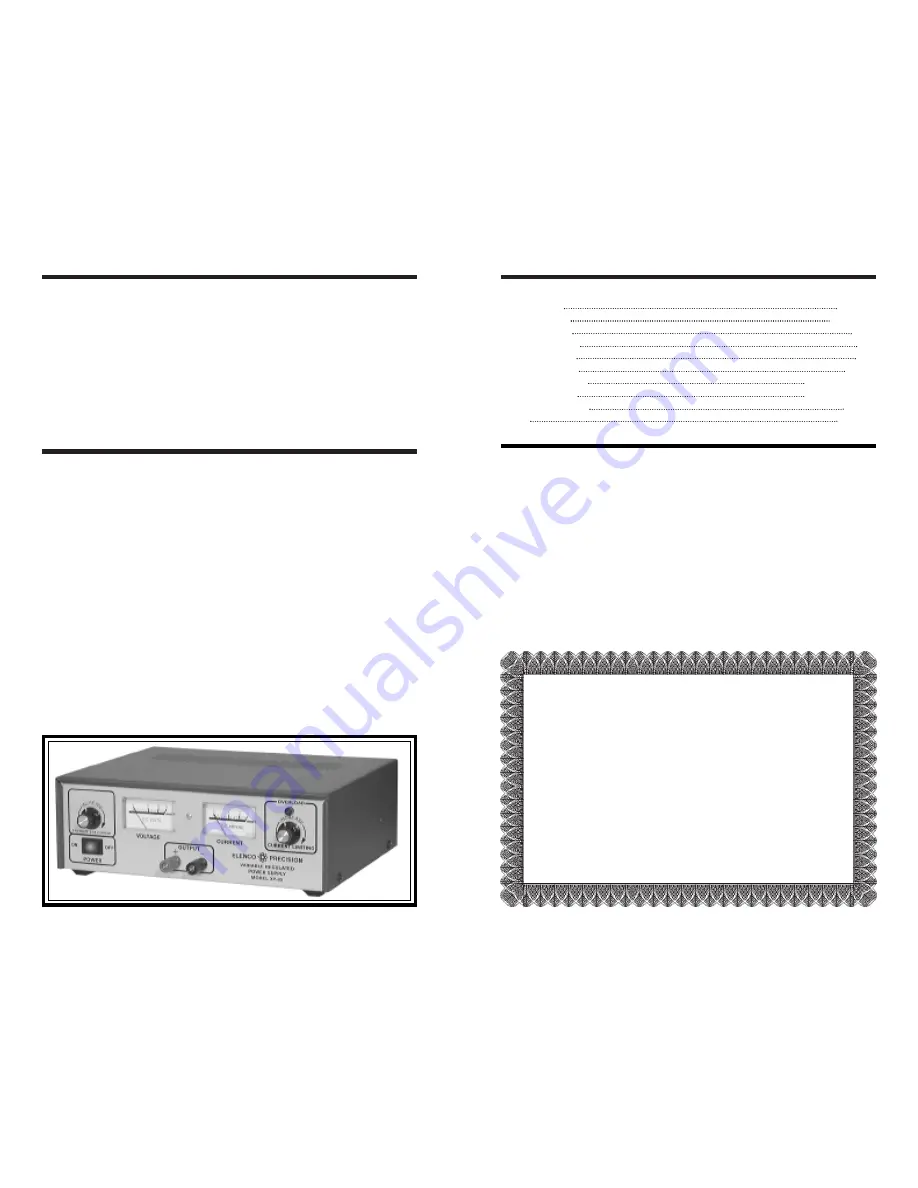 Elenco Electronics XP-85 Instruction Manual Download Page 2