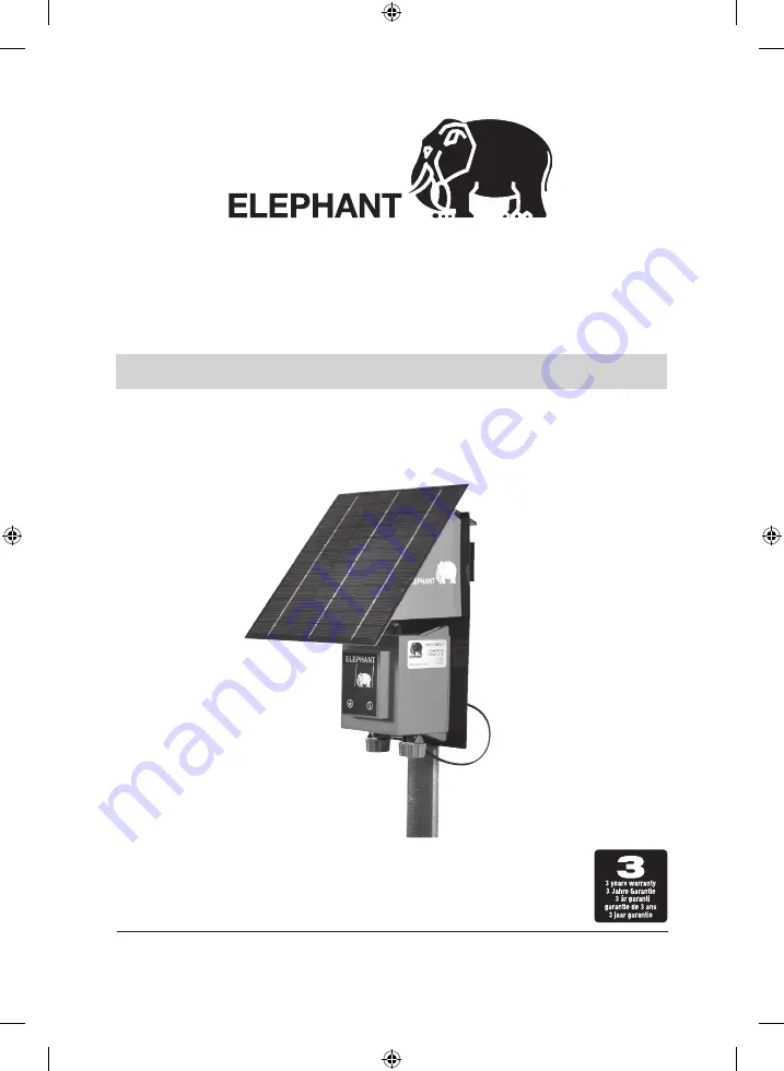 Elephant Heliokit HS10 Скачать руководство пользователя страница 1