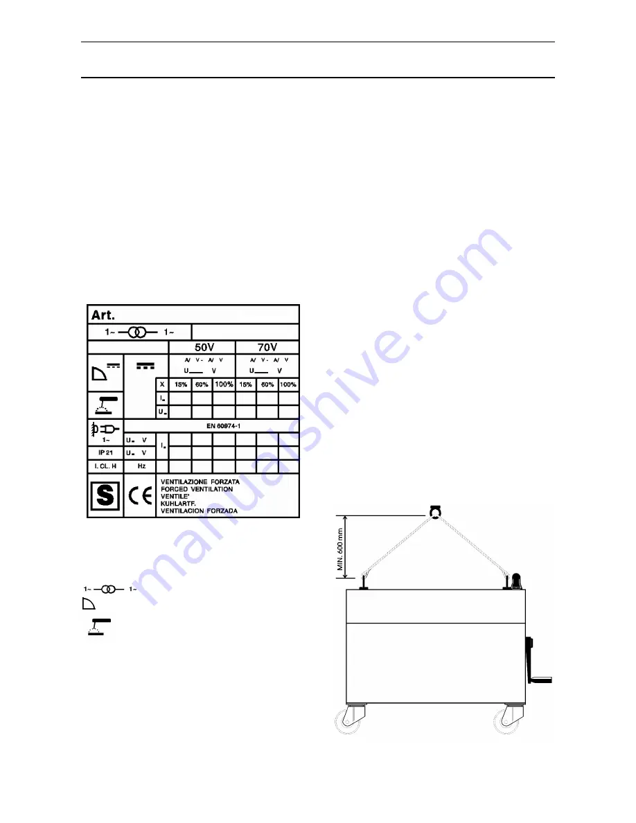 Elettro CF MMA 770 Instruction Manual Download Page 7