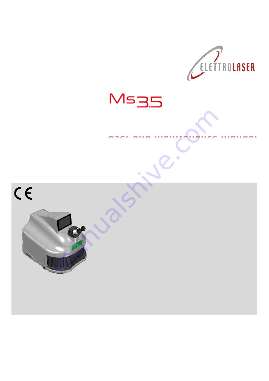 ELETTROLASER MS 3.5 Скачать руководство пользователя страница 1