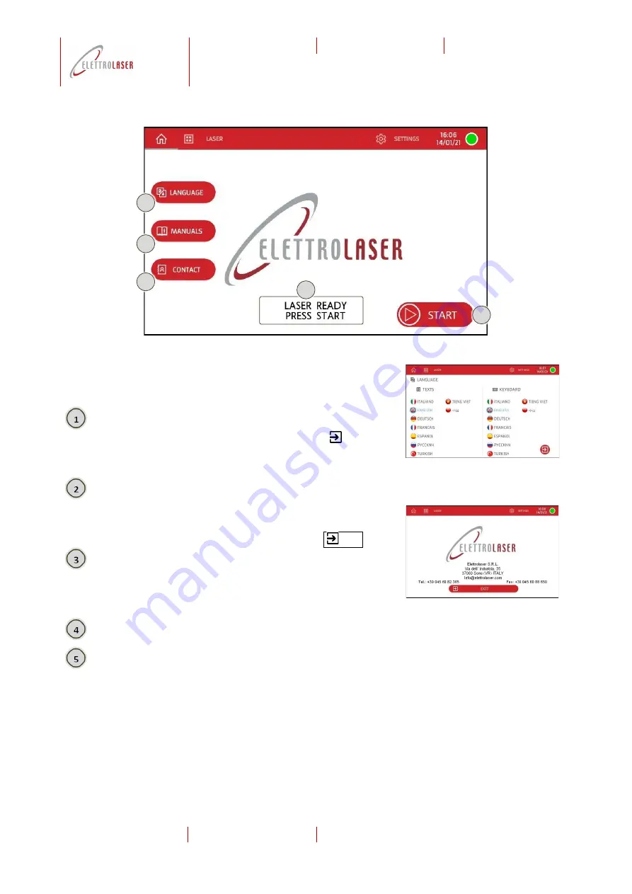 ELETTROLASER MS 3.5 Скачать руководство пользователя страница 73