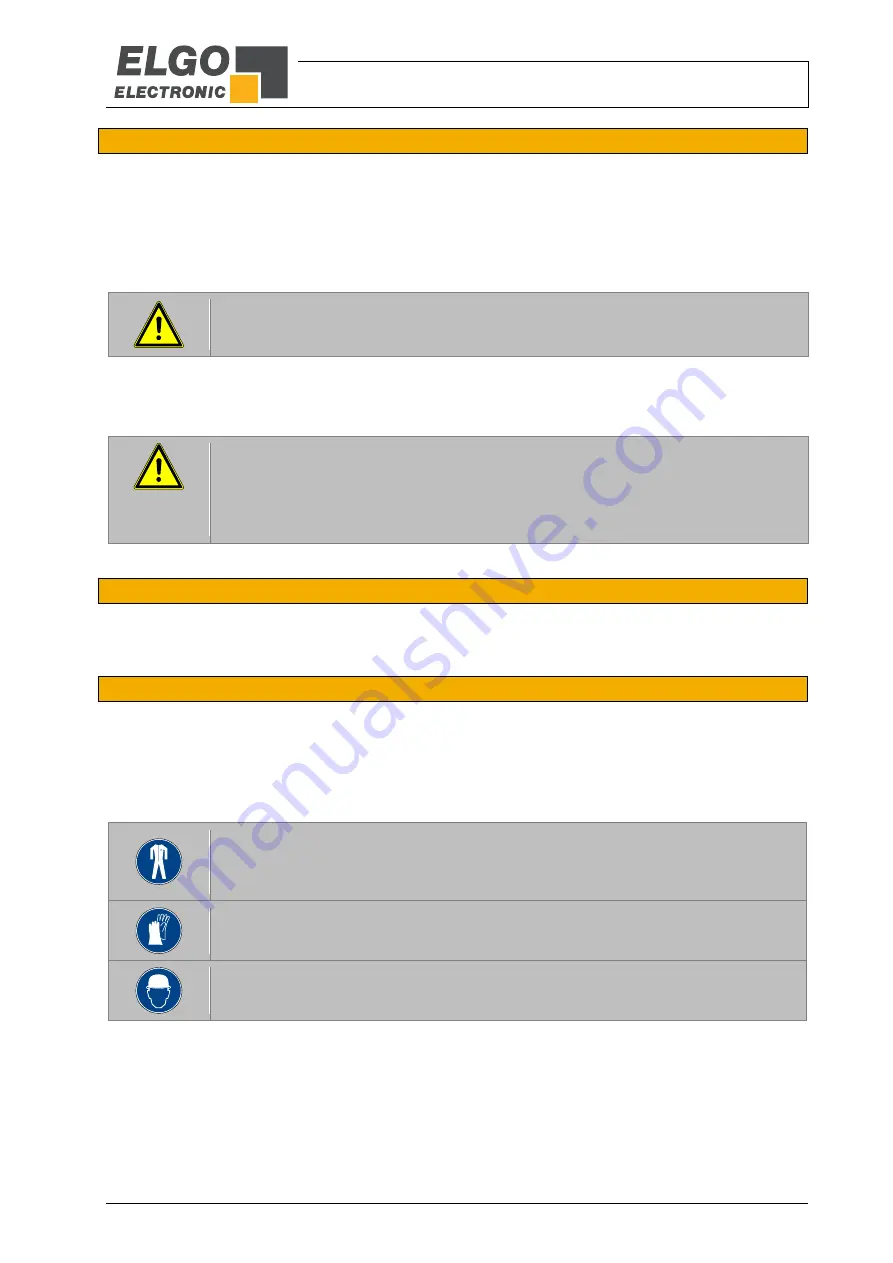 ELGO Electronic HWD15 Series Operating Manual Download Page 5