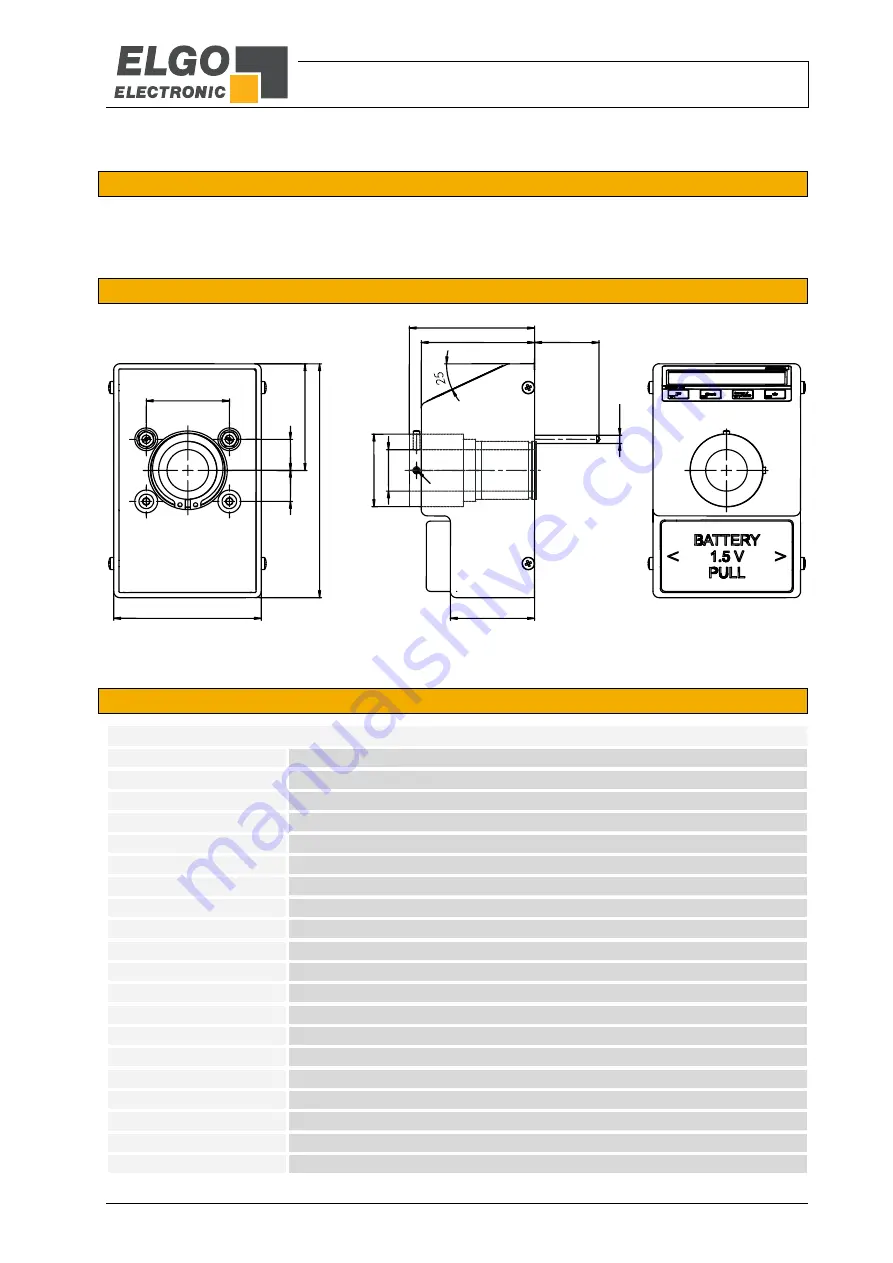 ELGO Electronic HWD15 Series Operating Manual Download Page 8