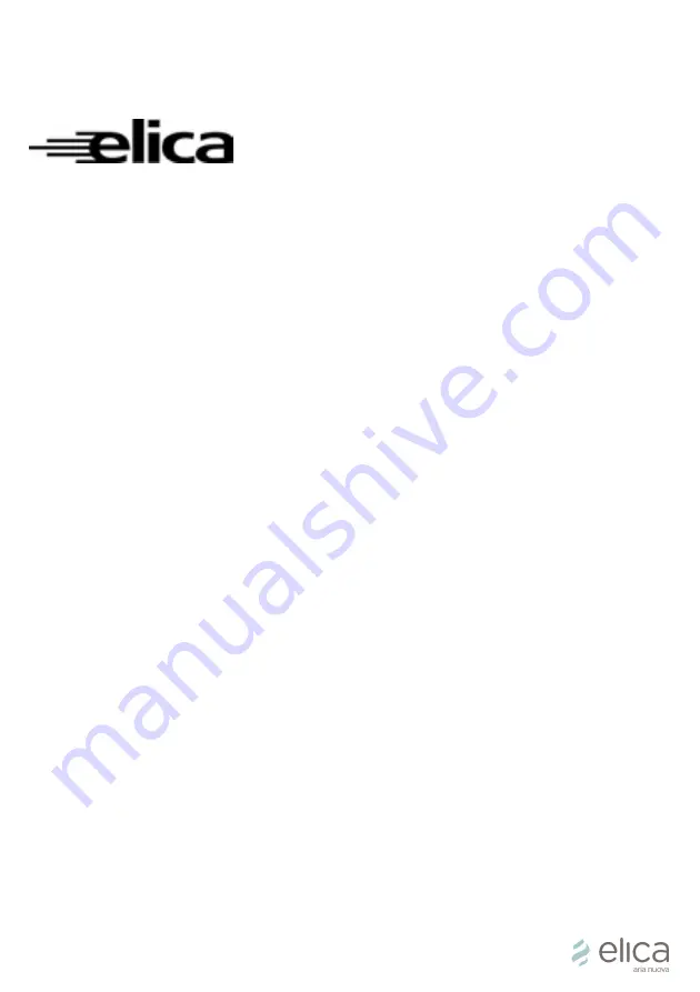 ELICA 8020283036581 Instruction On Mounting And Use Manual Download Page 2