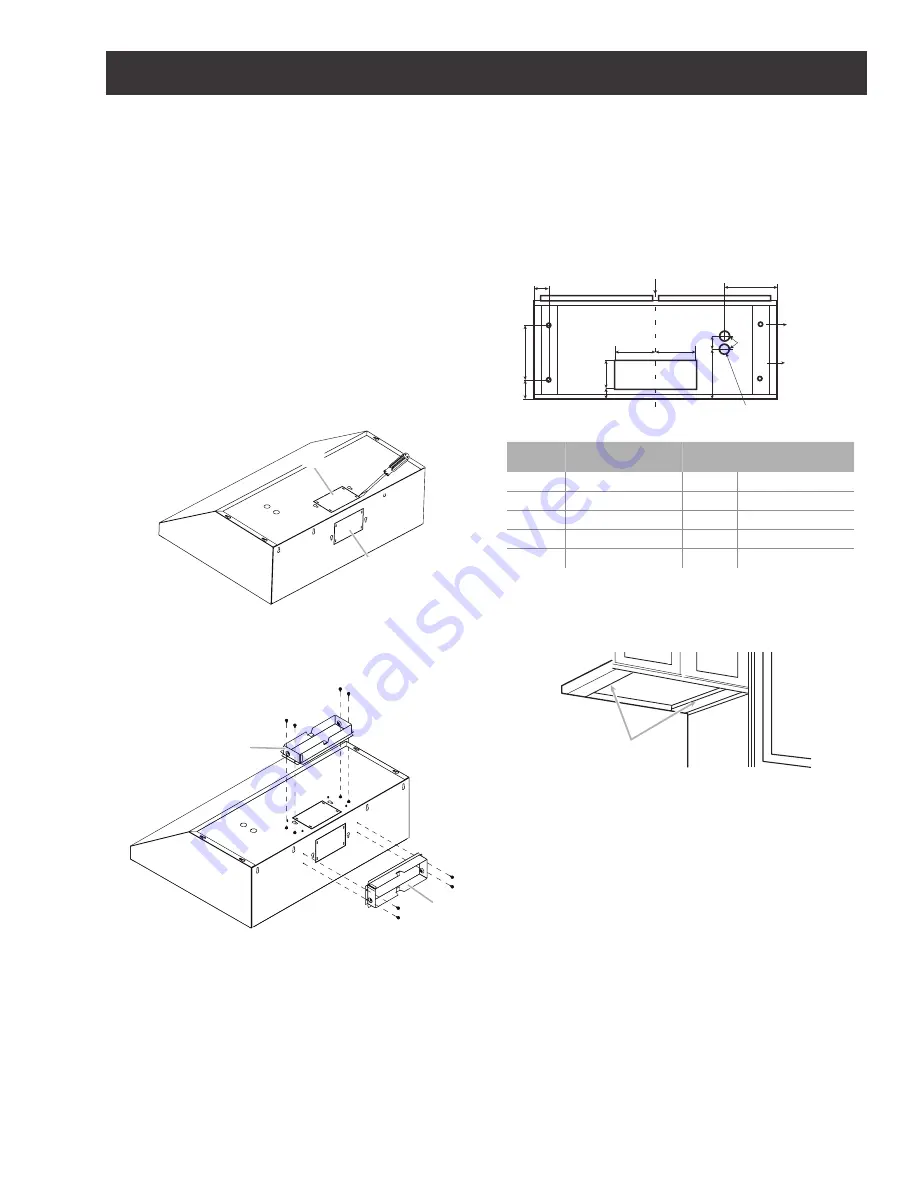 ELICA ESR430S1 Use, Care And Installation Manual Download Page 17