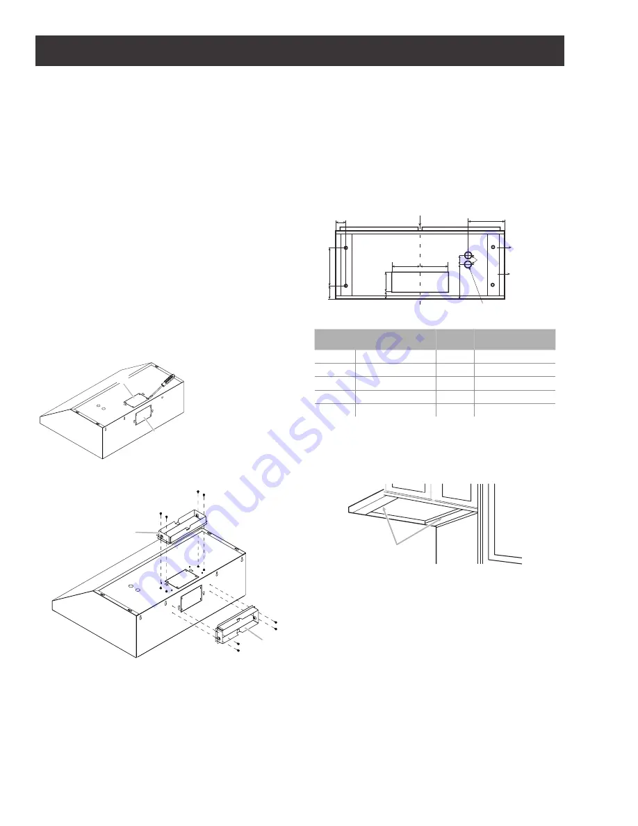 ELICA ESR430S1 Use, Care And Installation Manual Download Page 28