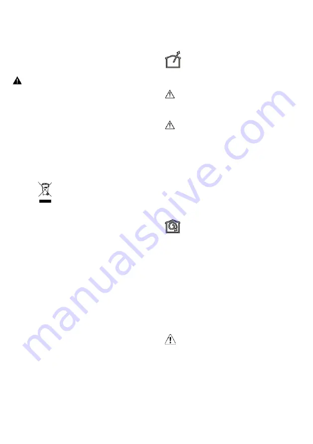 ELICA LEVER IX / A / 116 Instruction On Mounting And Use Manual Download Page 24