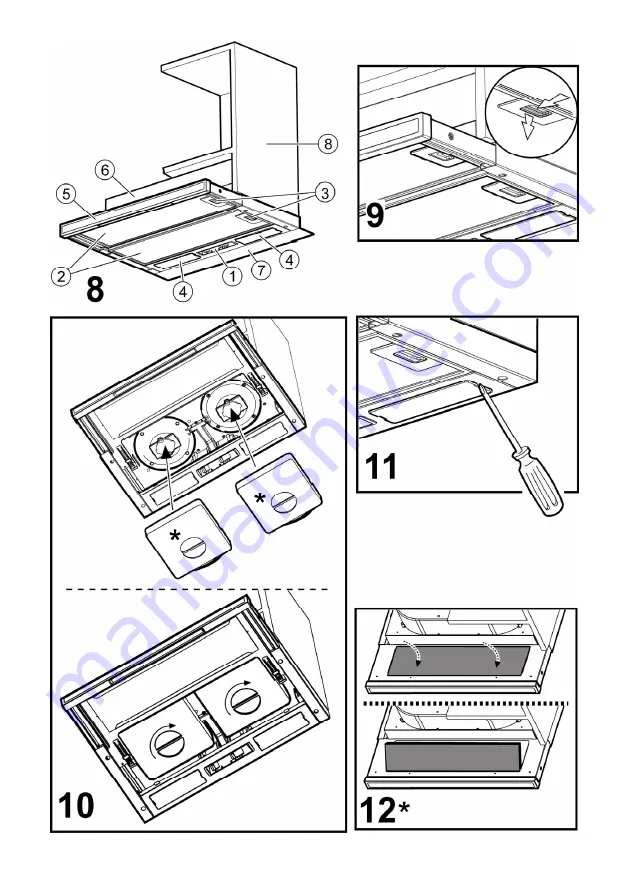 ELICA LI2BAF Instruction On Mounting And Use Manual Download Page 4