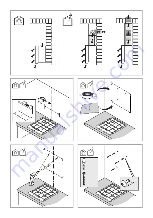 ELICA PLAT BL/F/55 Instruction On Mounting And Use Manual Download Page 3