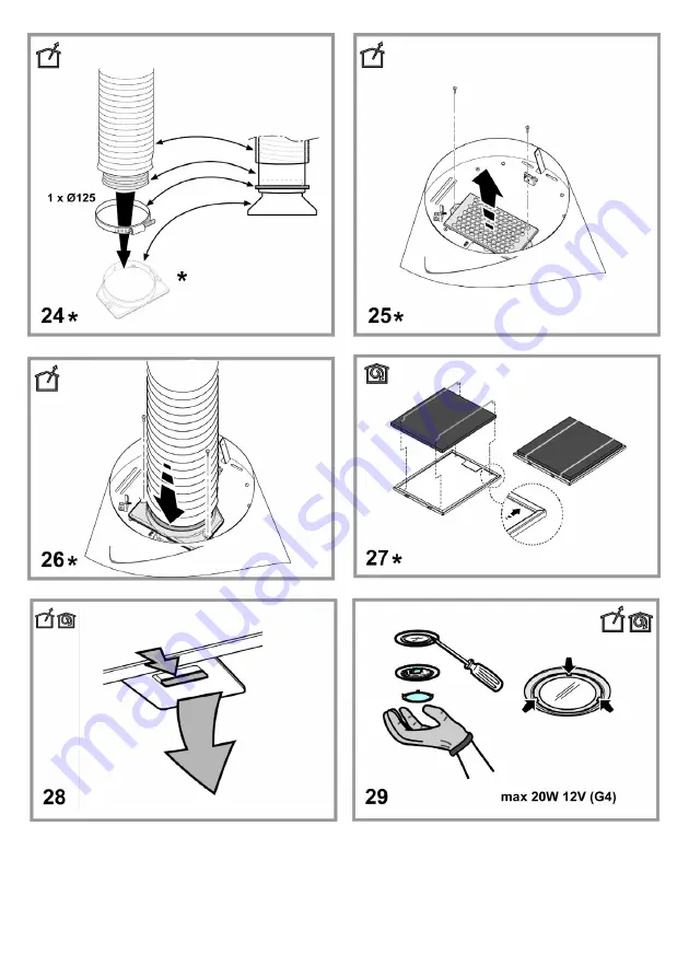 ELICA PRF0071970A Instruction On Mounting And Use Manual Download Page 12