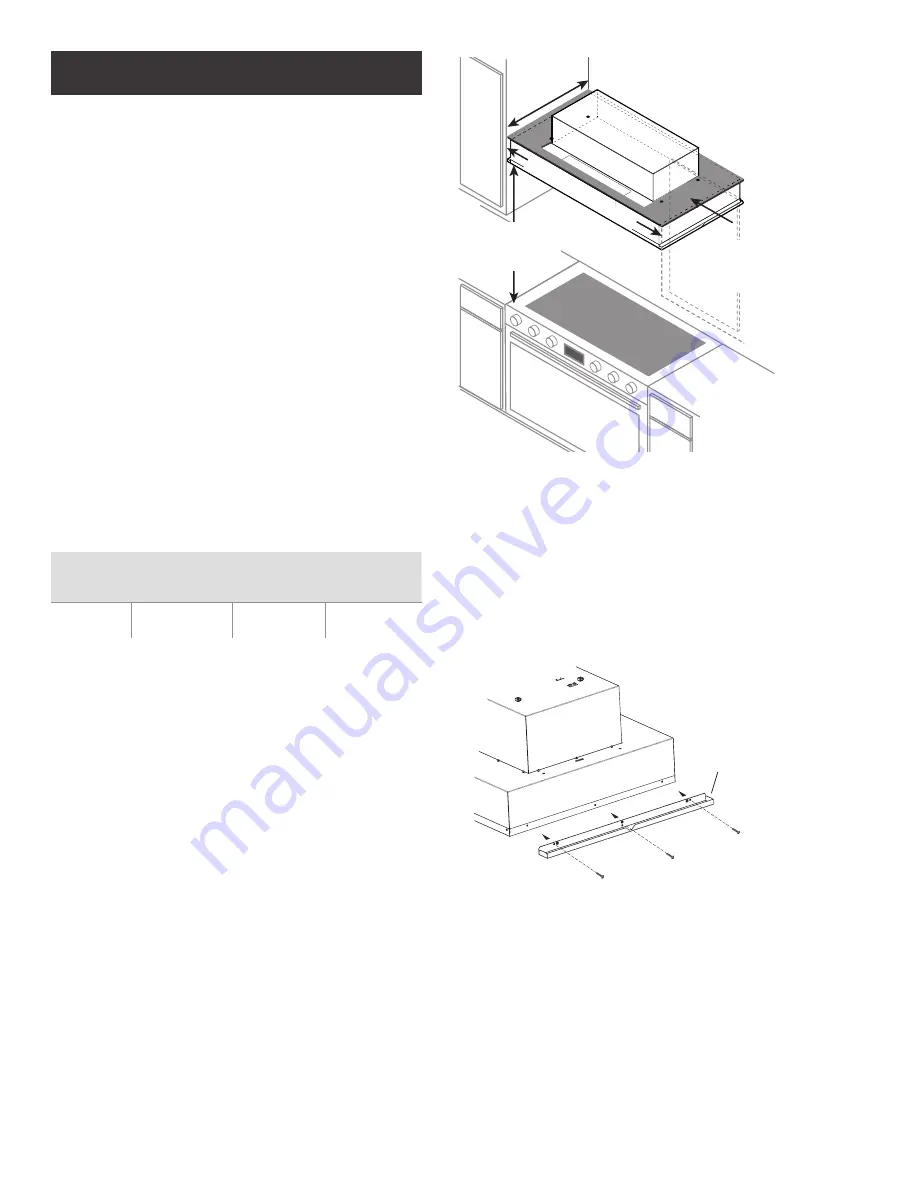 ELICA Trento ETR146SS Use, Care And Installation Manual Download Page 30