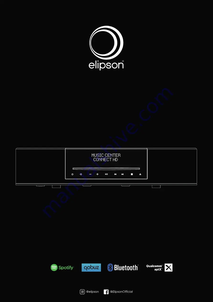 Elipson Music Center Connect HD User Manual Download Page 1