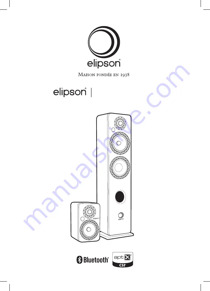 Elipson Prestige Facet PF 14F BT Скачать руководство пользователя страница 1