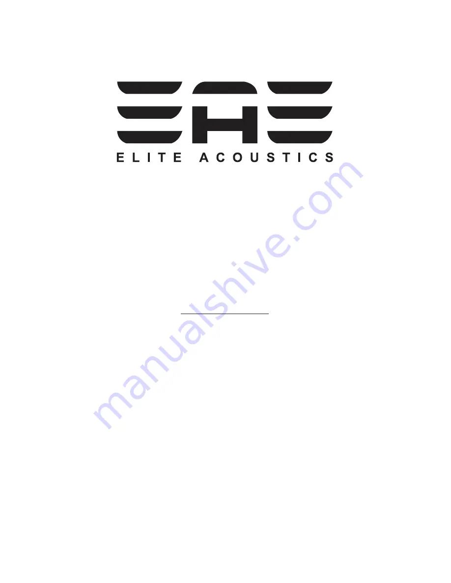 Elite Acoustics Engineering A4-8 Скачать руководство пользователя страница 13