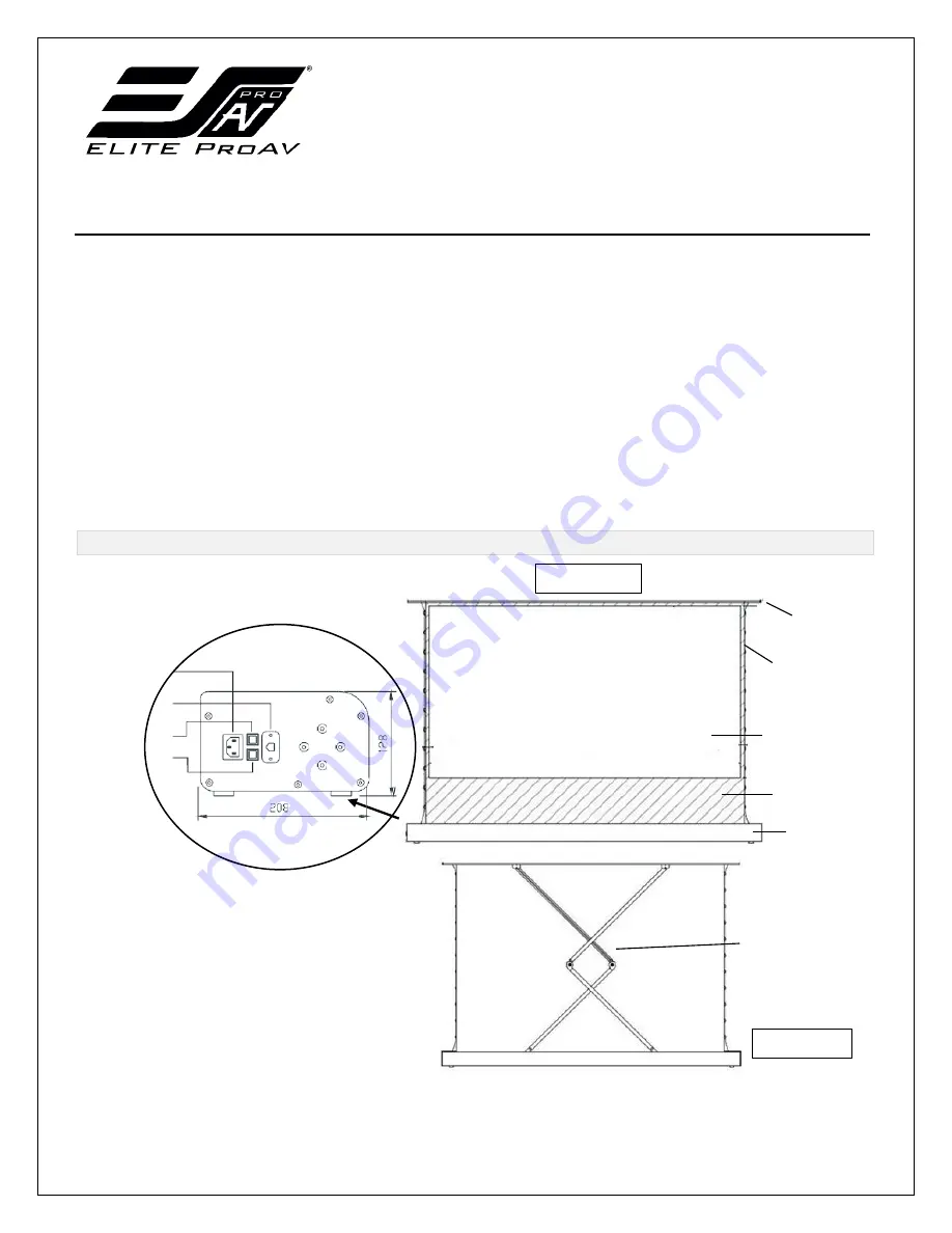 Elite ProAV Kestrel Tab-Tension CineGrey 4D User Manual Download Page 1