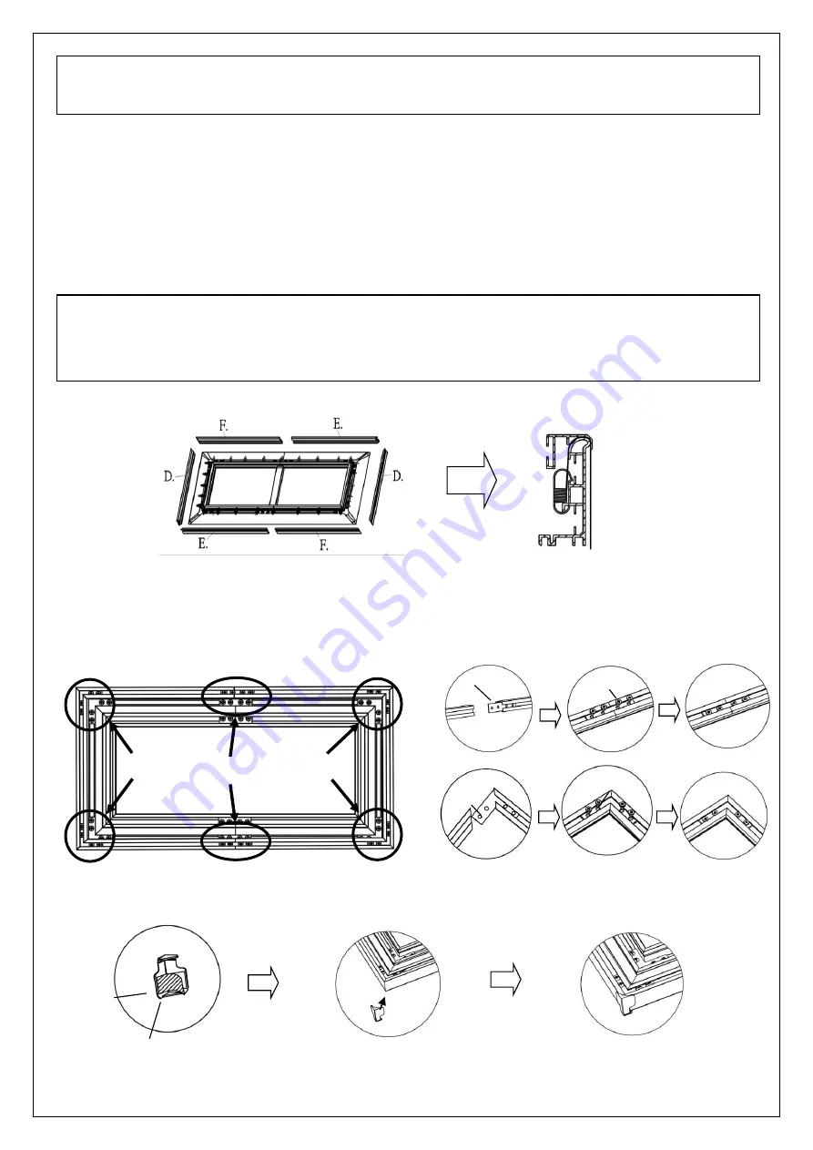 Elite ProAV Pro Frame Thin DarkStar UST 2 Series User Manual Download Page 6