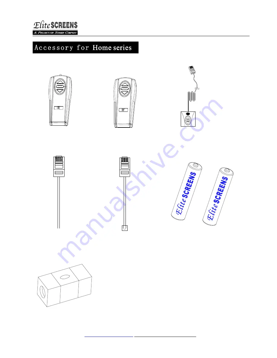 Elite Screens elite home series Скачать руководство пользователя страница 2