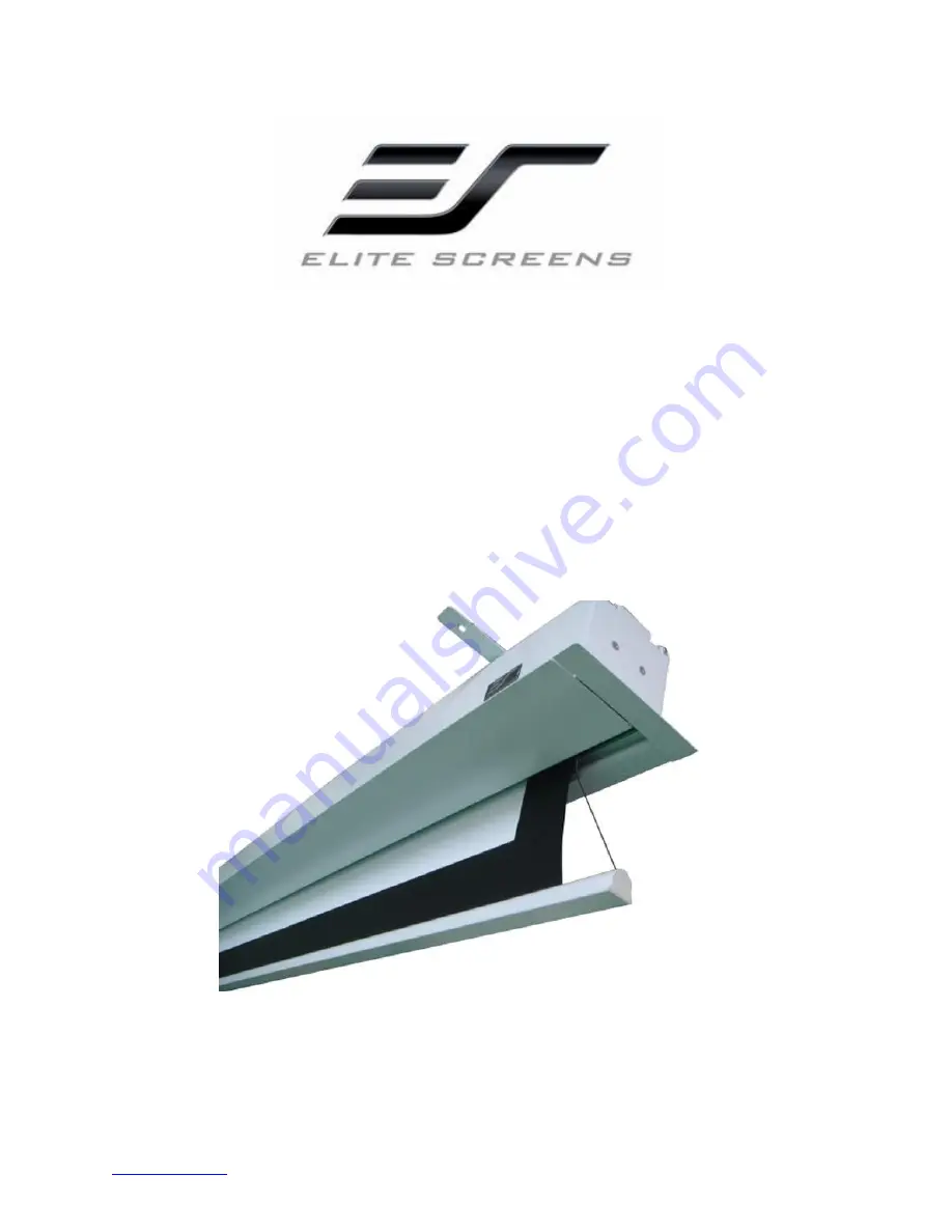 Elite Screens Evanesce Tension Series User Manual Download Page 1