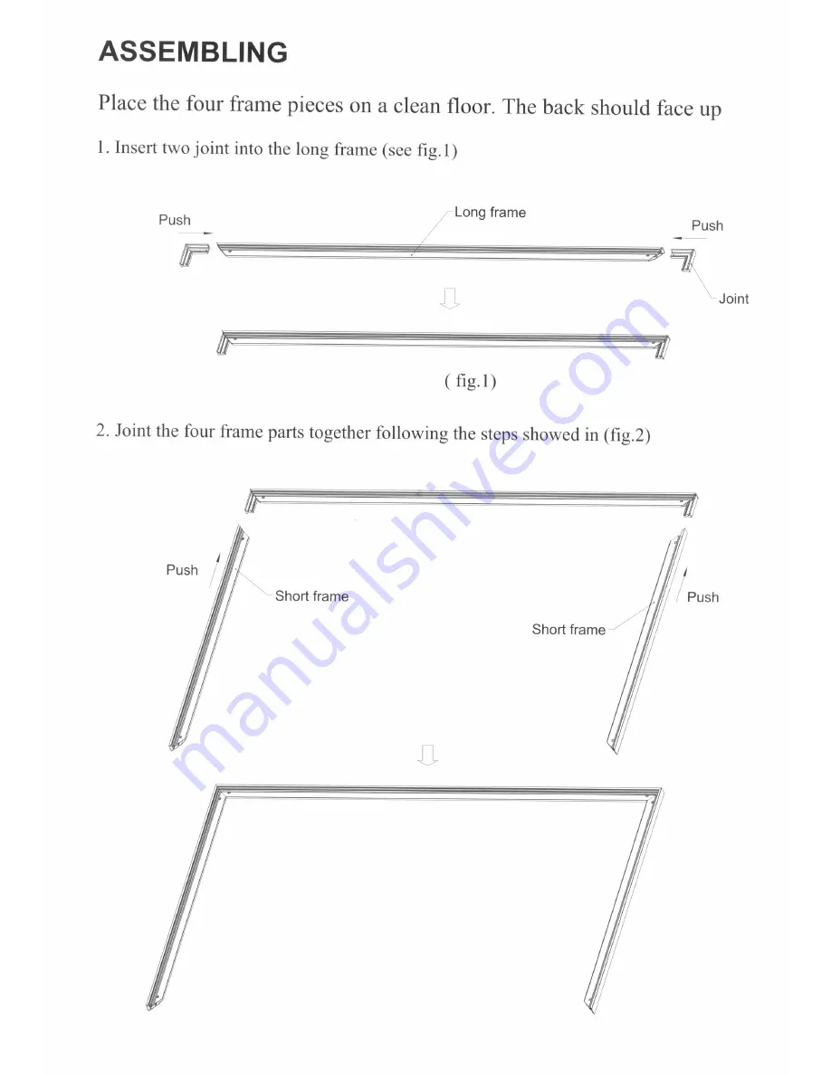 Elite Screens Ez-Frame Series User Manual Download Page 2