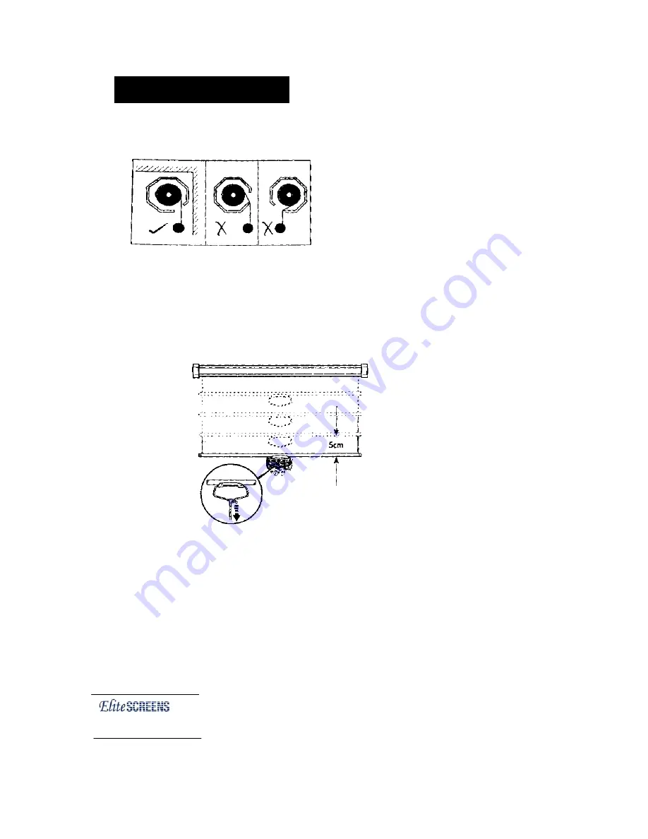 Elite Screens Manual Series Скачать руководство пользователя страница 3