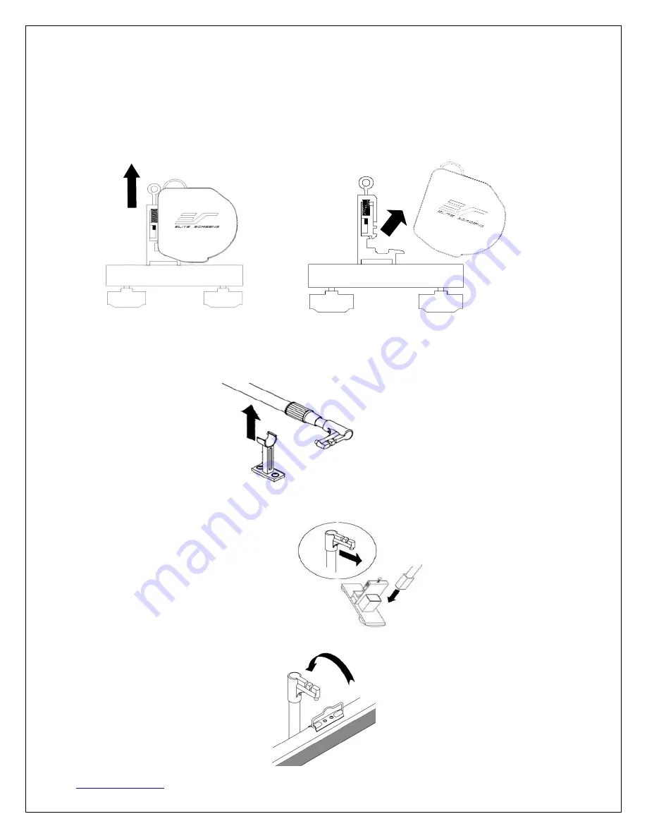 Elite Screens Reflexion Series User Manual Download Page 3