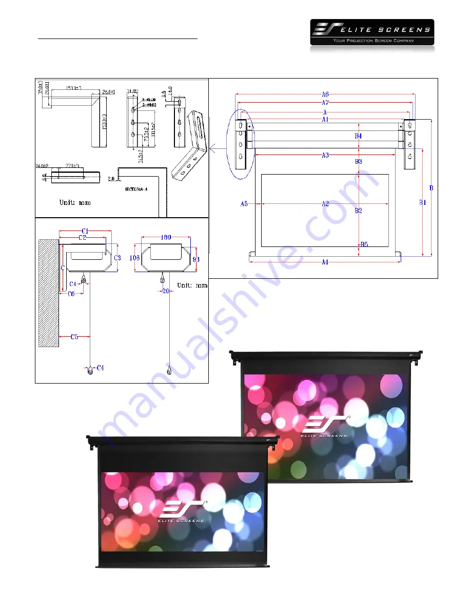 Elite Screens Vmax Series Скачать руководство пользователя страница 12