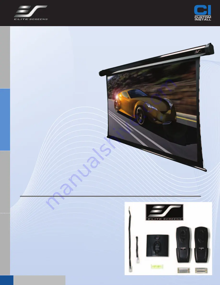 Elite Screens VMAX200XWV PLUS3 Product Manual Download Page 66