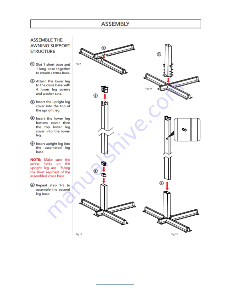 Elite Screens Yard Master Awning Series Owner'S Manual Download Page 7