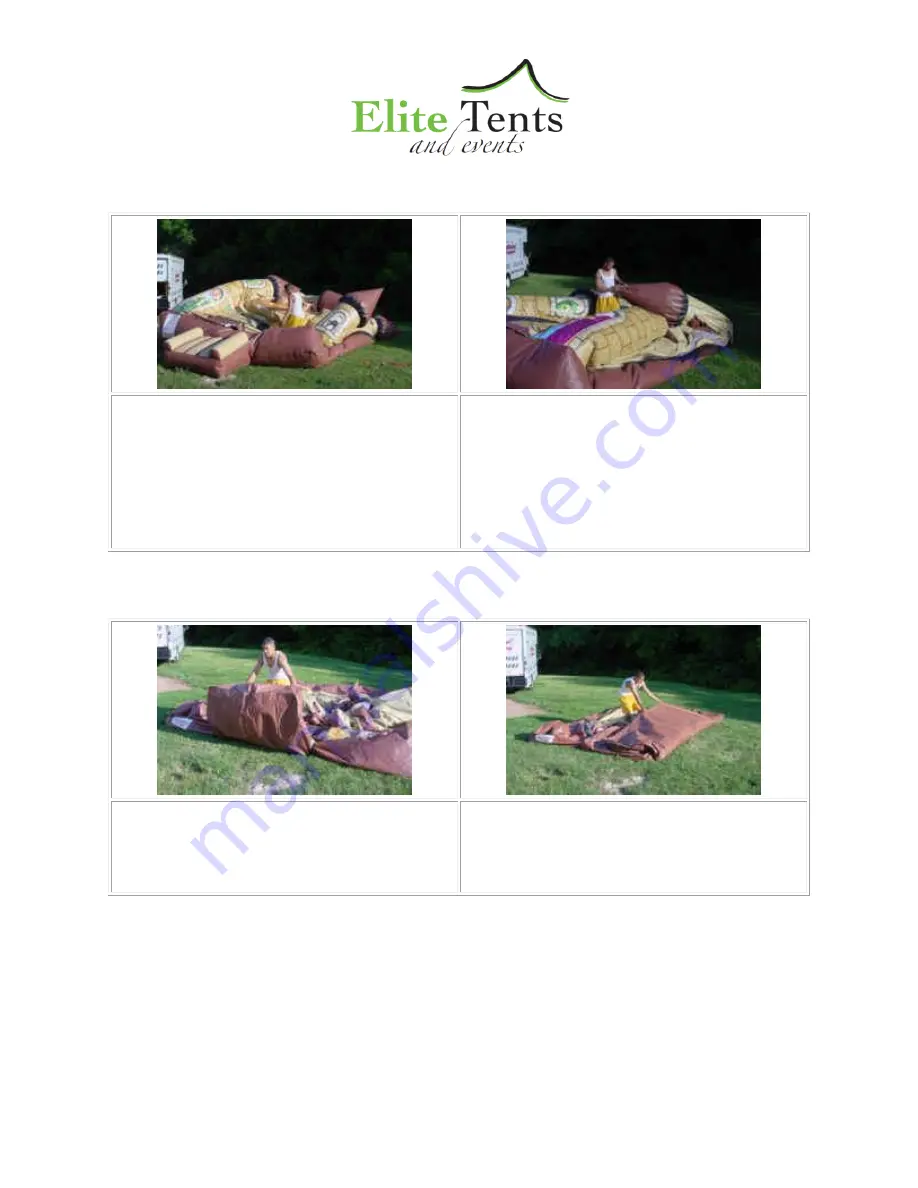 Elite Tents Moonbounce Setup And Take Down Instructions Download Page 5