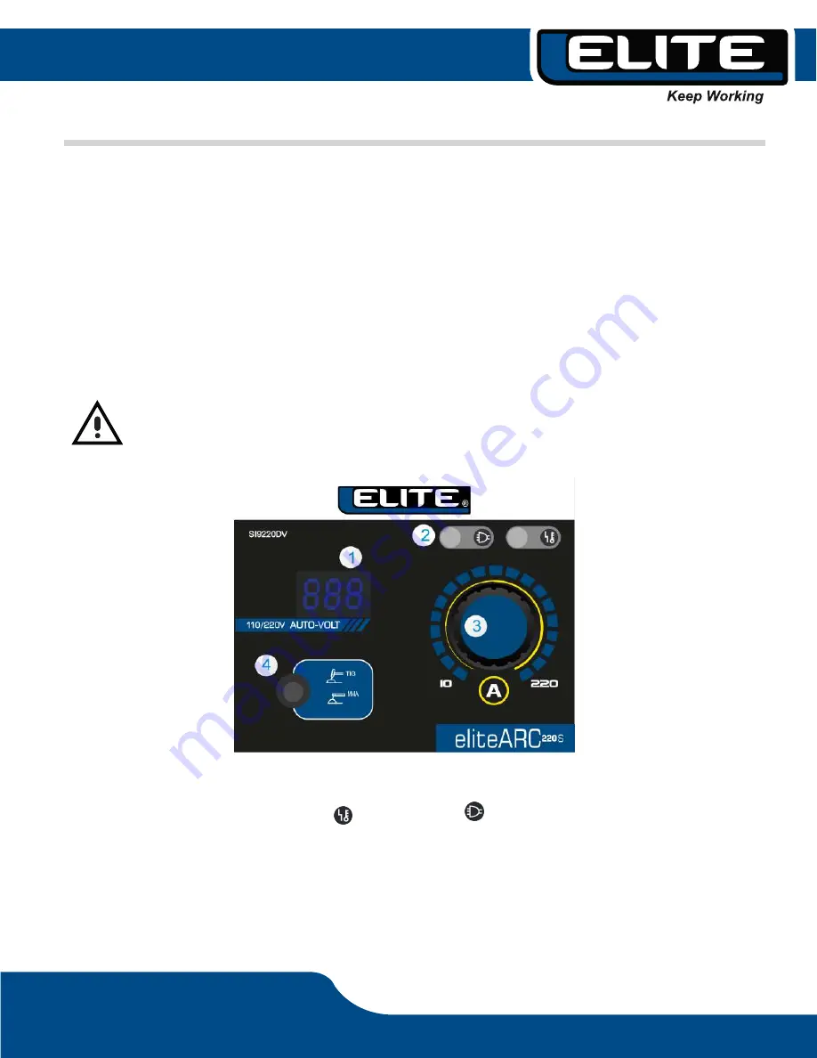 Elite ARC 220 S User Manual Download Page 46