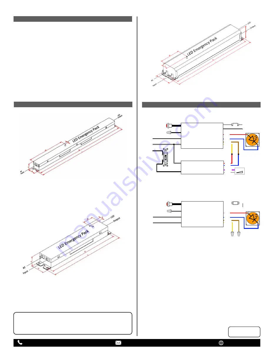 Elite EMG-LED-G2-10W Instructions Download Page 3