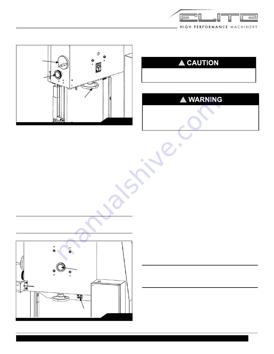 Elite EVBS-26 Operating Instructions And Parts Manual Download Page 11