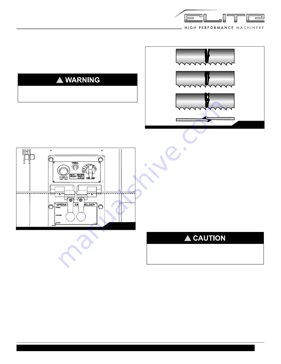 Elite EVBS-26 Operating Instructions And Parts Manual Download Page 15