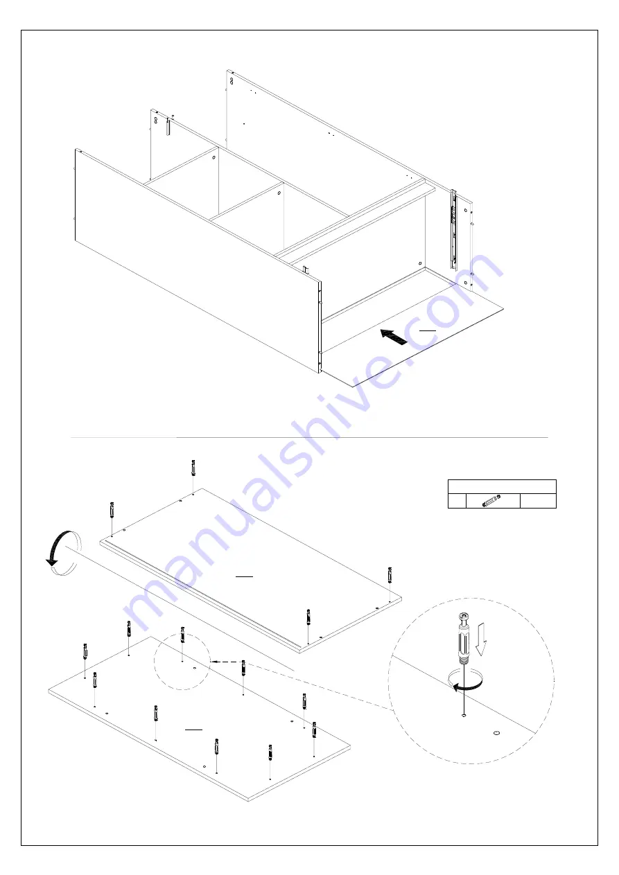 eliving FURNITURE CUPPA Series Assembly Instruction Manual Download Page 10