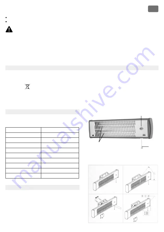 Eliz EQH 150 Operating Instructions Manual Download Page 13