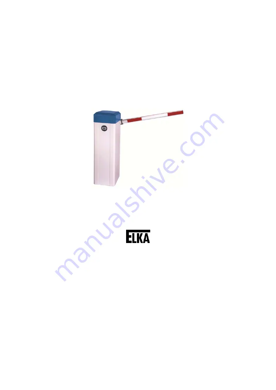 Elka T 3000 Installation And Operating Instructions Manual Download Page 1