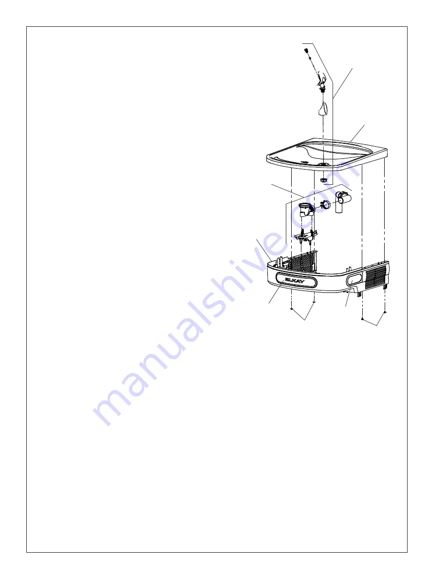 Elkay EZSTL8GL Installation, Care & Use Manual Download Page 6