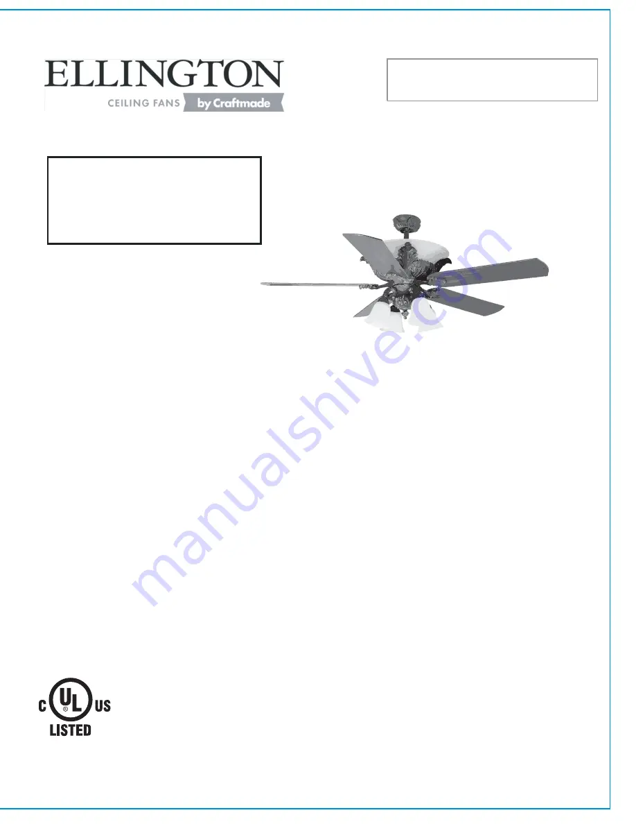 Ellington E-PLD56ABZ5CWR Скачать руководство пользователя страница 1