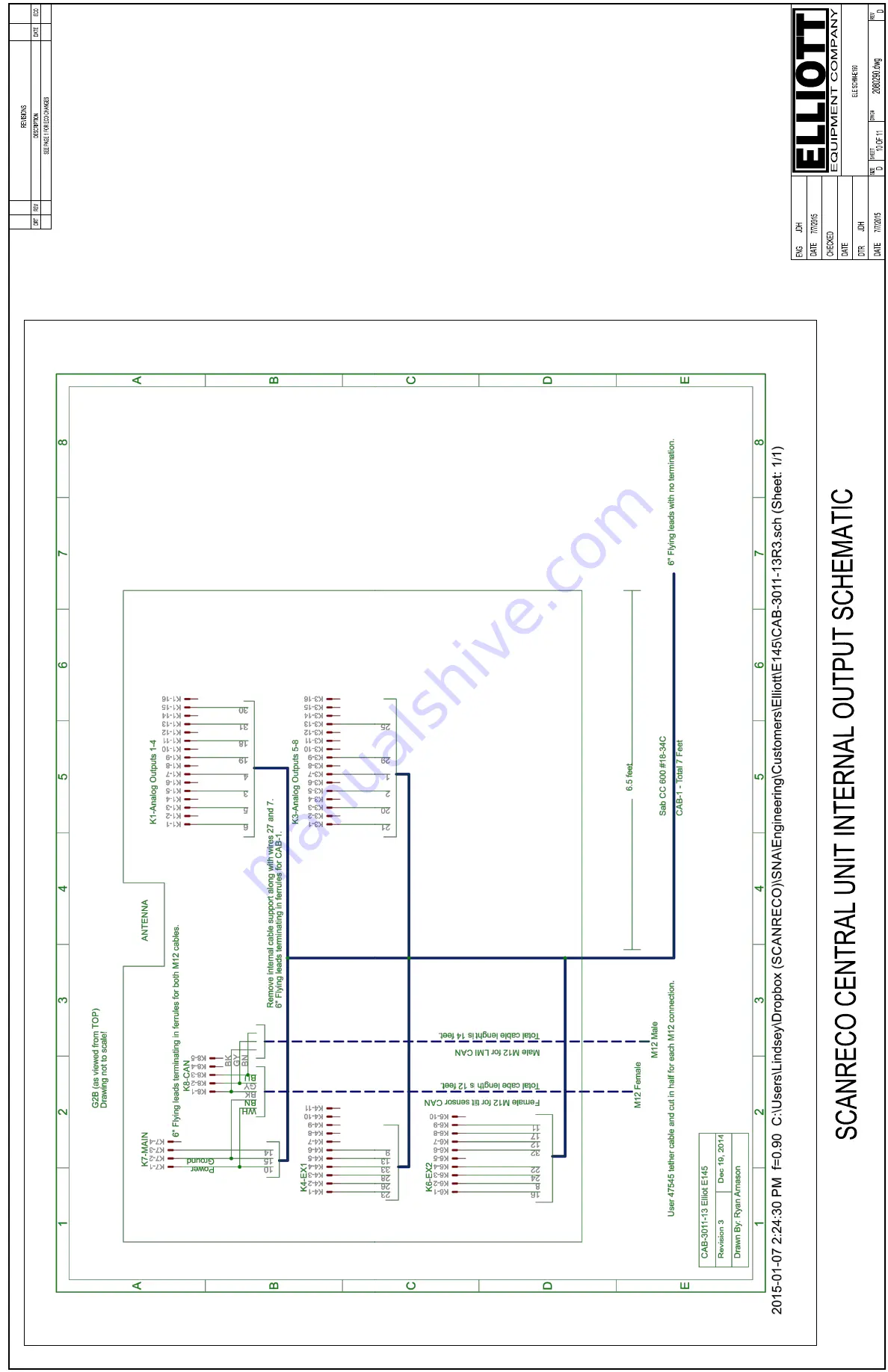 Elliott E190 Operation And Maintenance Manual Download Page 151