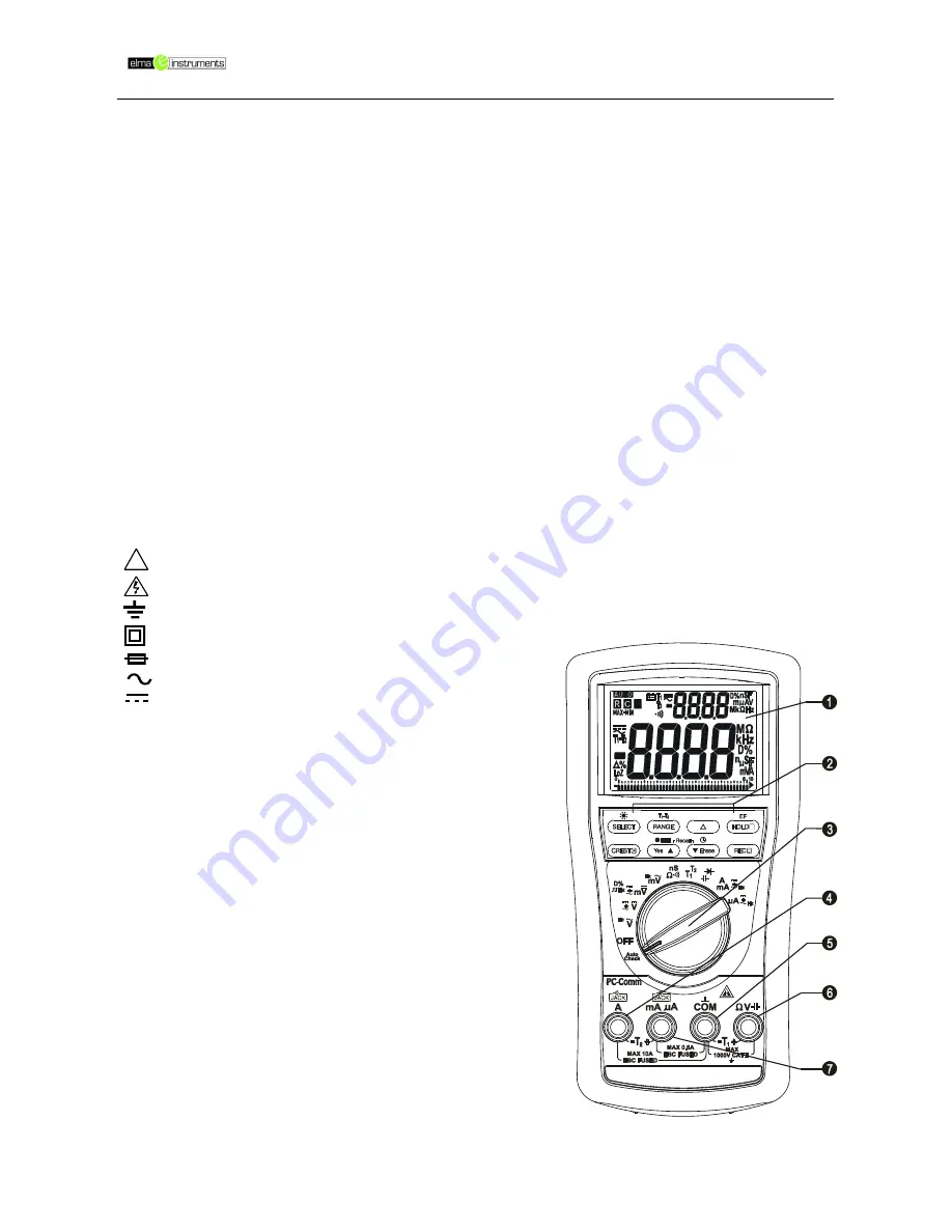 Elma BM 52Xs User Manual Download Page 6