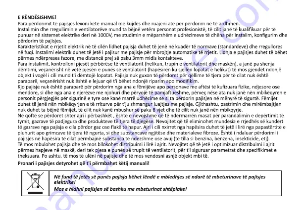 ELMARK AN-100 Instructions For Installation And Use Manual Download Page 39