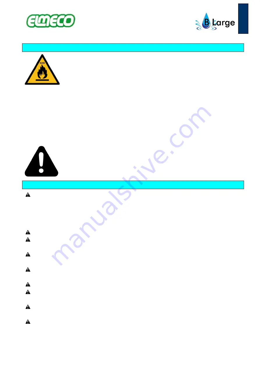 ELMECO B Large BL1 Use And Maintenance Manual Download Page 44