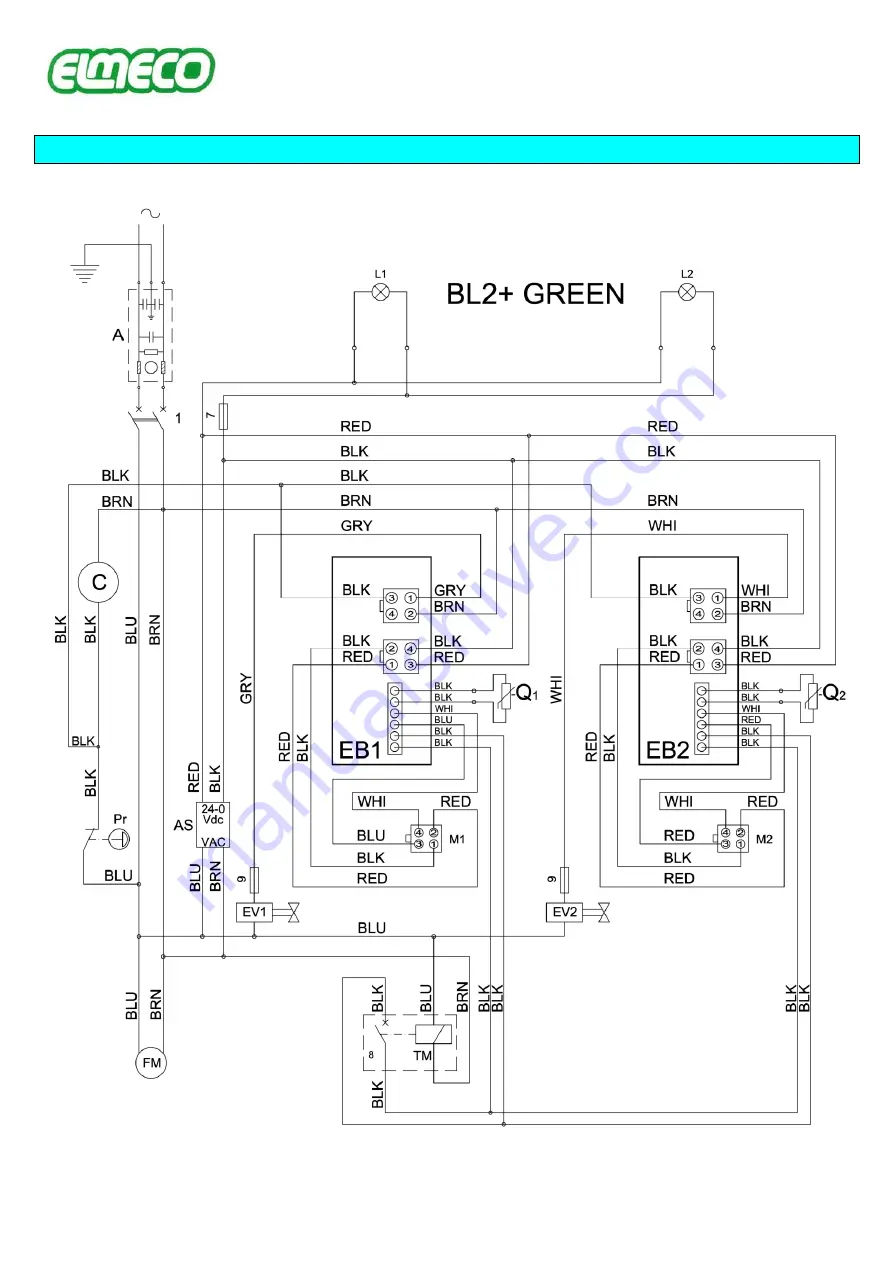 ELMECO B Large BL1 Use And Maintenance Manual Download Page 62