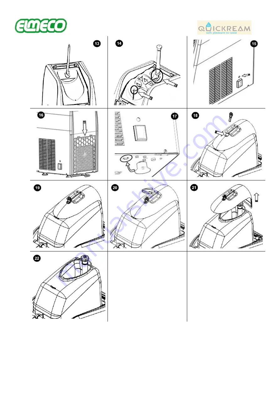 ELMECO Quickream Use And Maintenance Manual Download Page 43