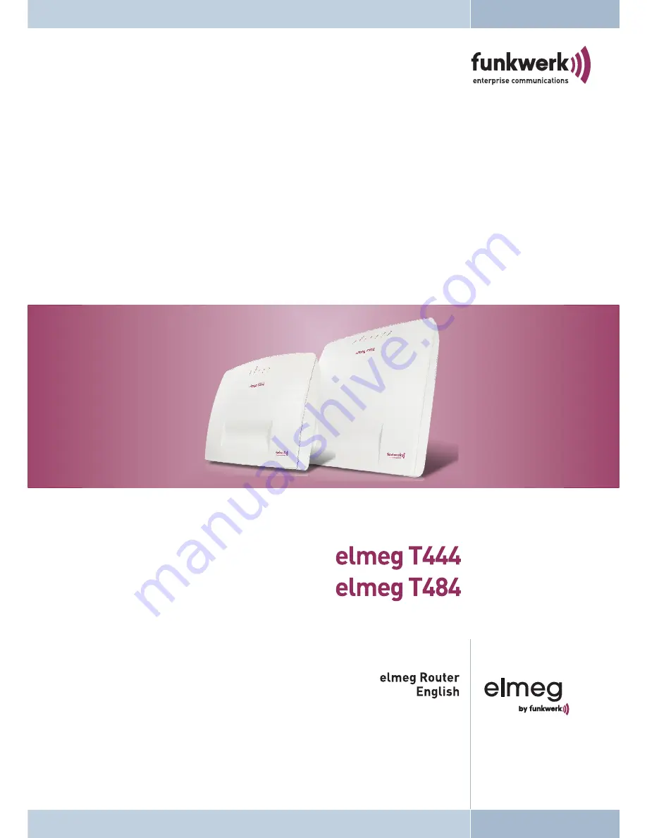 elmeg T444 Manual Download Page 1