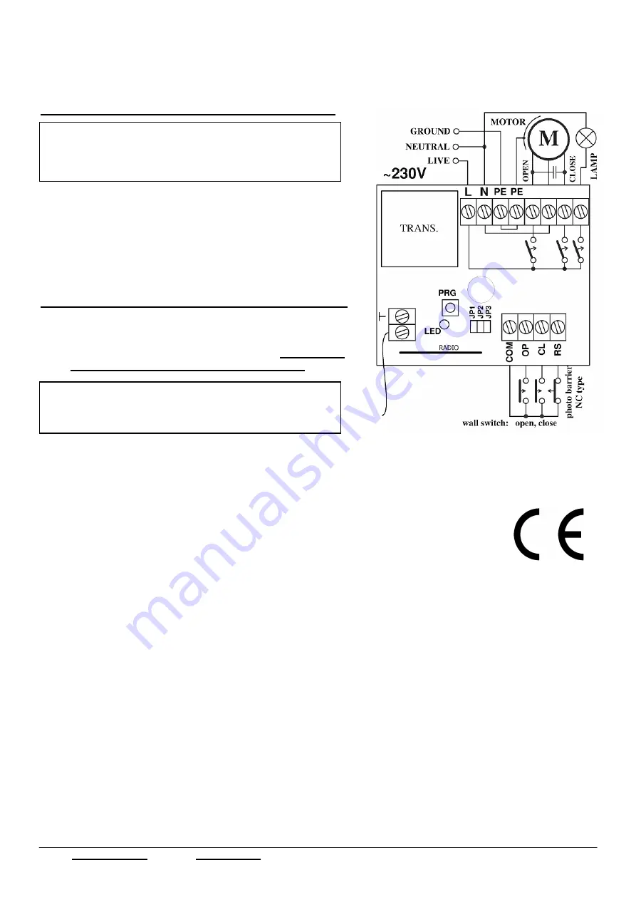 Elmes Electronic ST100HS Instruction Manual Download Page 2