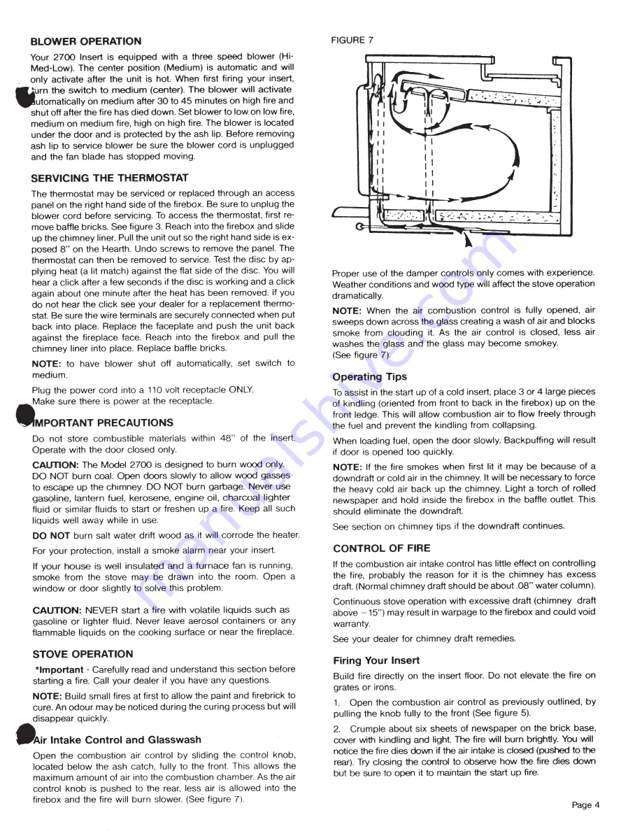 Elmira Stove Works Fireview 2700 Installation And Operation Instructions Manual Download Page 5