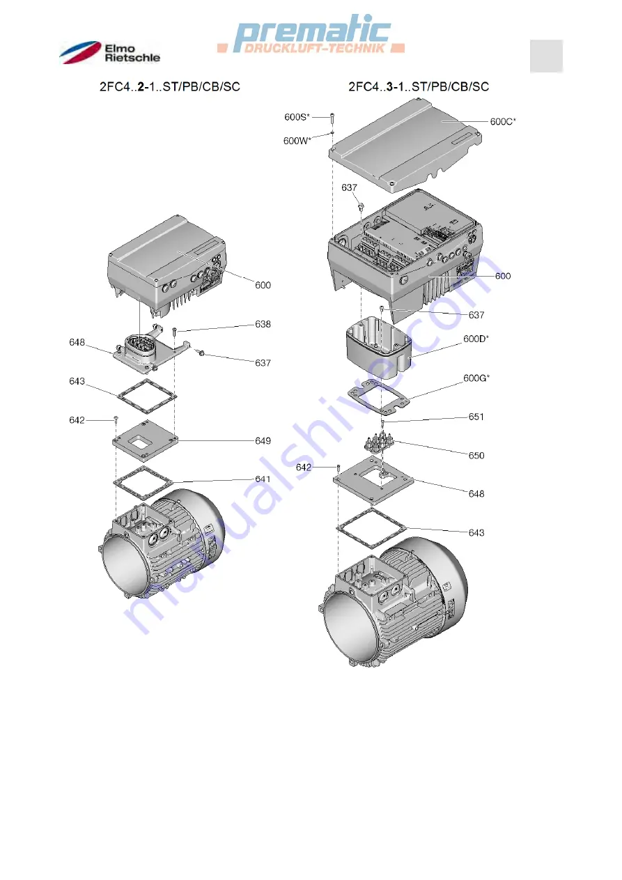 Elmo Rietschle G-BH2 2BH20360-1 Repair Manual Download Page 77