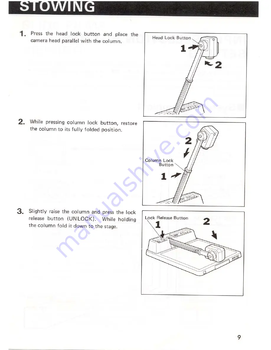 Elmo EV-308 Operation Manual Download Page 12